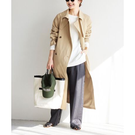 コットンライクウォッシャブルトレンチコート | スローブ イエナ(SLOBE  