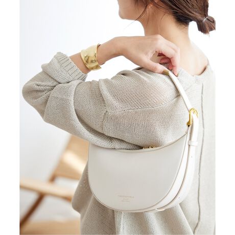 CHRISTIAN VILLA /クリスチャン ヴィラ】 ラウンドショルダーバッグ  