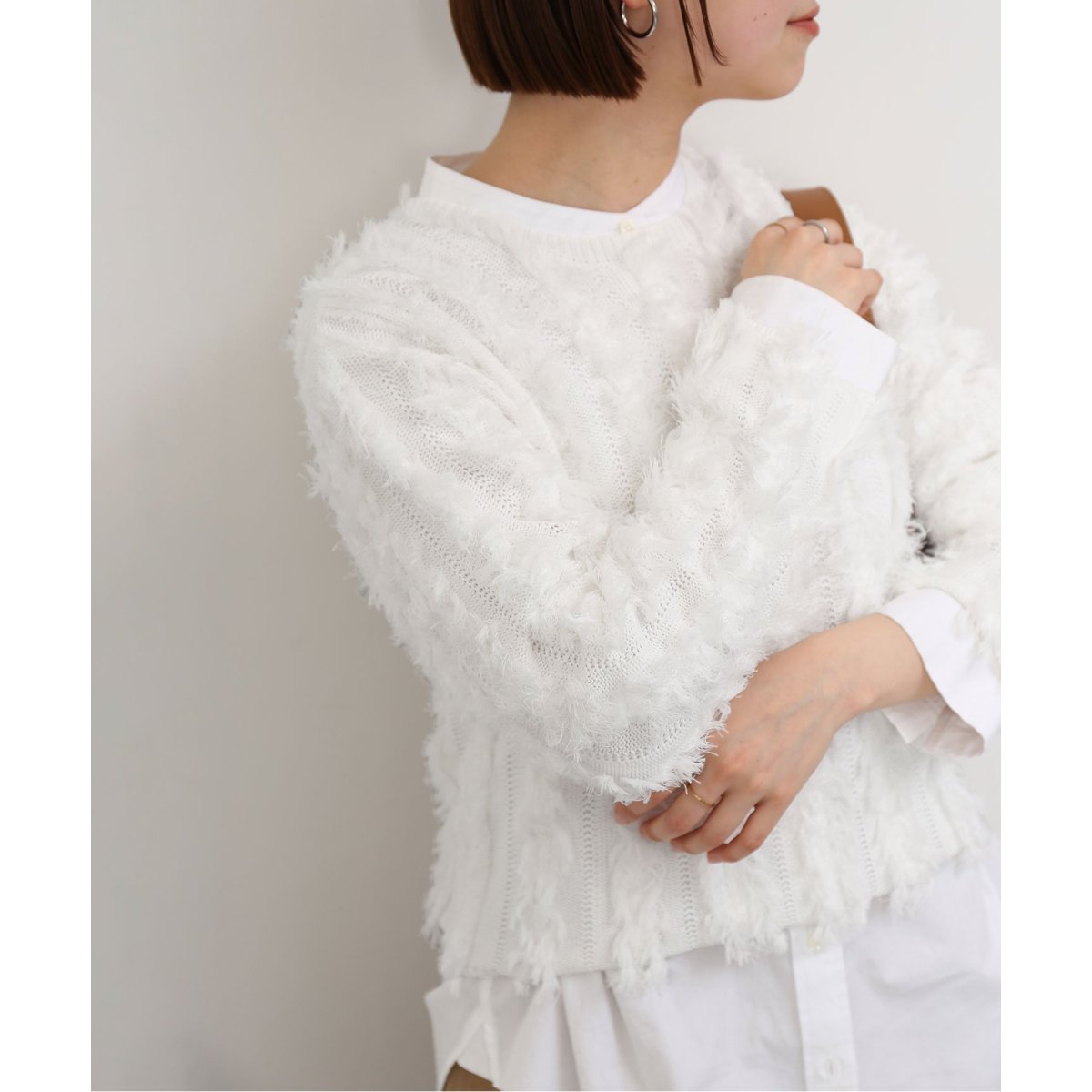 ★新品未使用★SLOBE IENA フリンジニットプルオーバー フリンジニットプルオーバー（ニット／セーター）｜SLOBE IENA