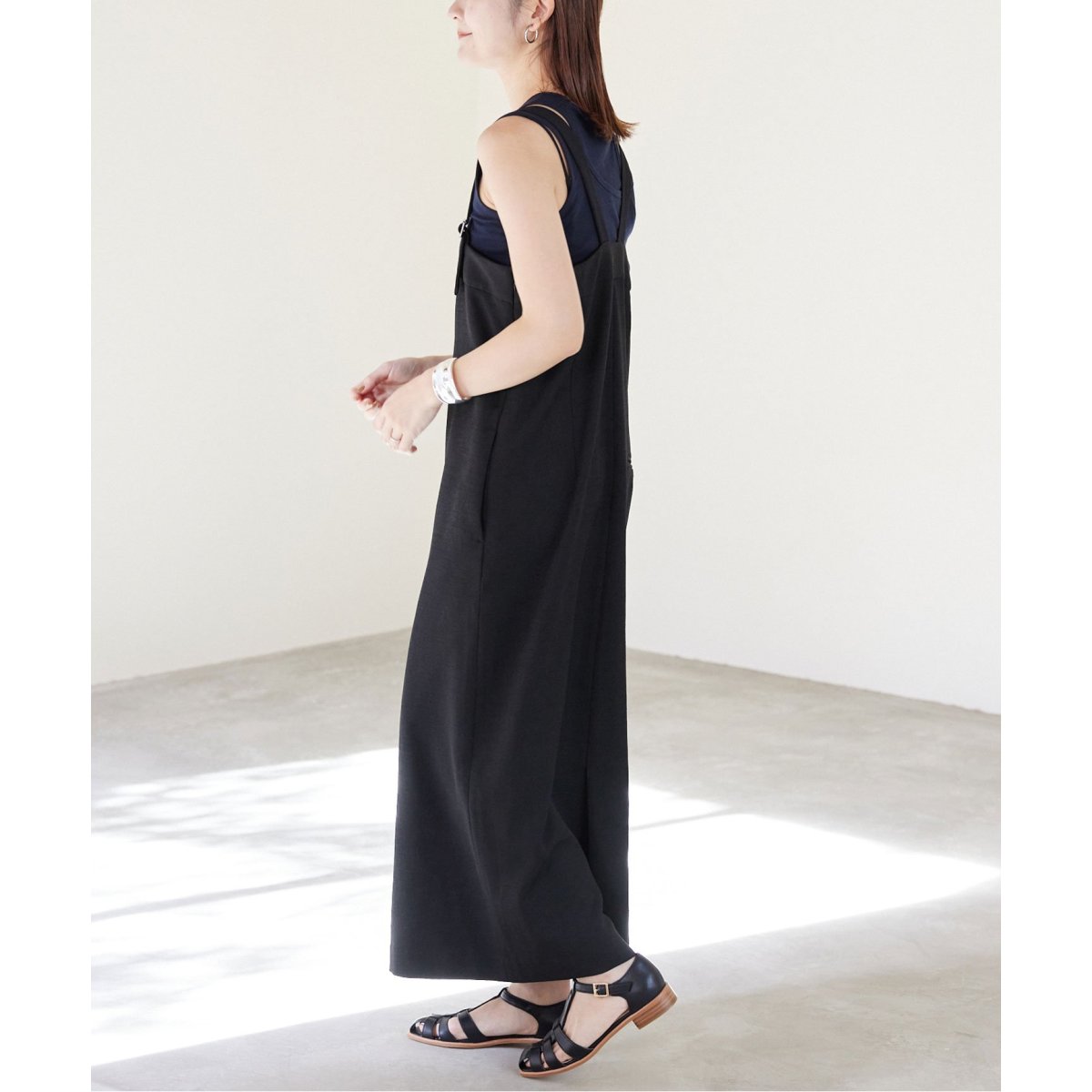 SLOBE IENA PE　ツイルサスペンダージャンスカ　36 SLOBE IENA（スローブイエナ）の「PEツイルサスペンダー