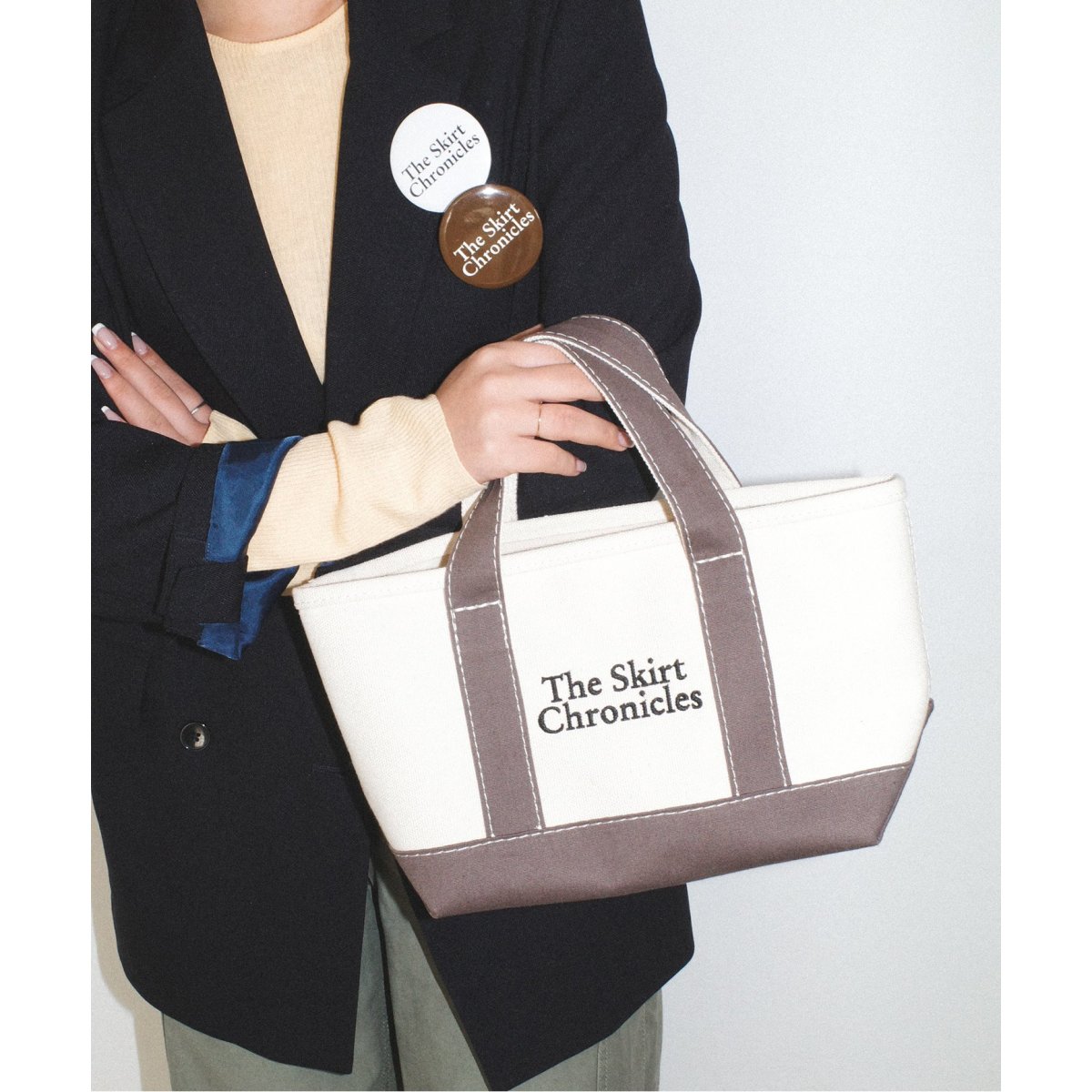 The Skirt Chronicles】SLOBE別注 キャンバスミニトートバッグ