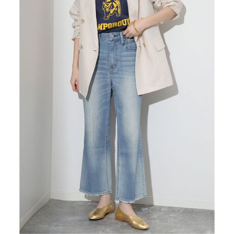 Healthy DENIM/ヘルシーデニム】クロップドフレアデニムパンツ  