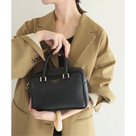 ピモンテ別注CHRISTIAN VILLAスクエアファスナーボストンバッグ 遣お 