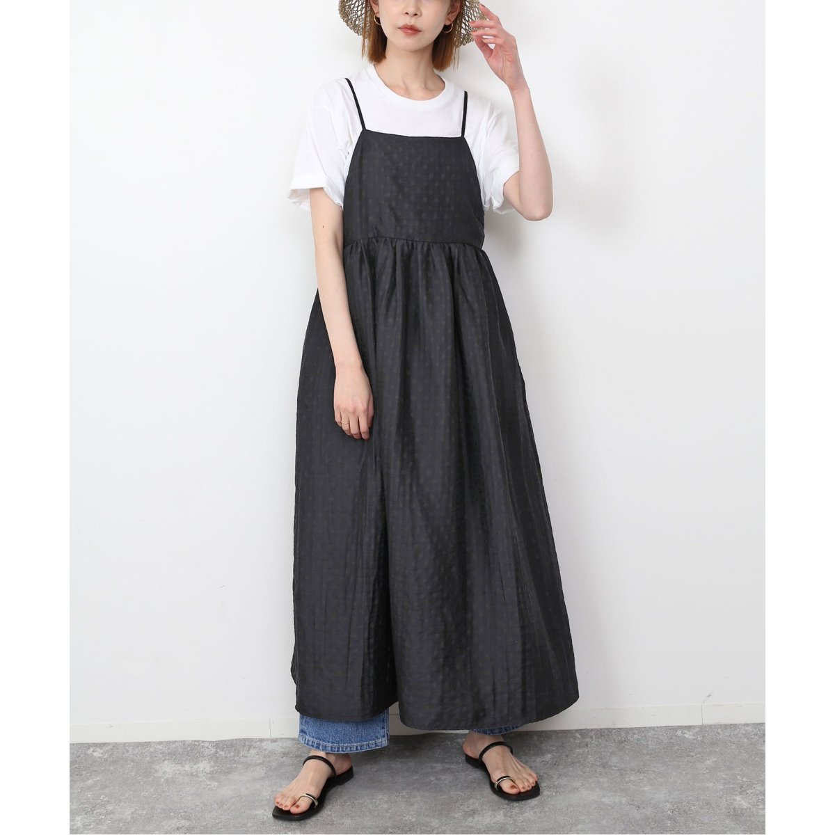 slobe iena ドットキャミワンピ　ビスチェ slobe iena ドットキャミワンピ ビスチェ