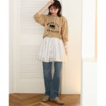crinkle crinkle crinkle】2way embroidery ミニスカート | スローブ 