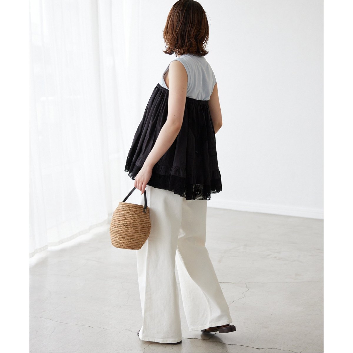 crinkle crinkle crinkle】SLOBE別注 2way embroideryミニ