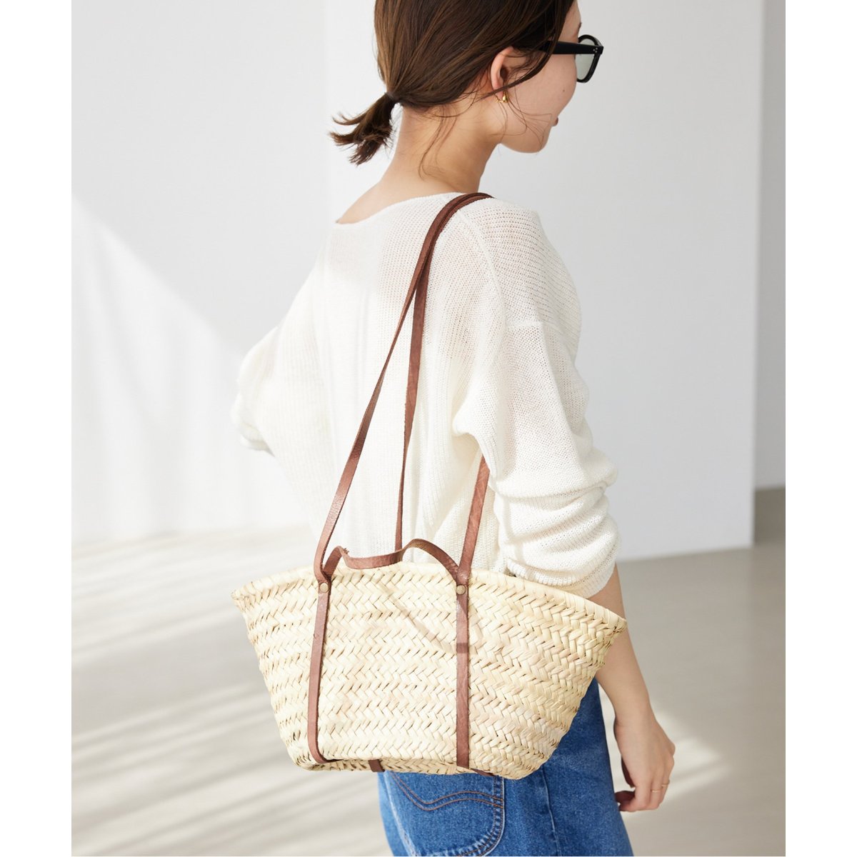 KECH LeS ESSENTIELS】SLOBE別注2WAYカゴバッグ | スローブ