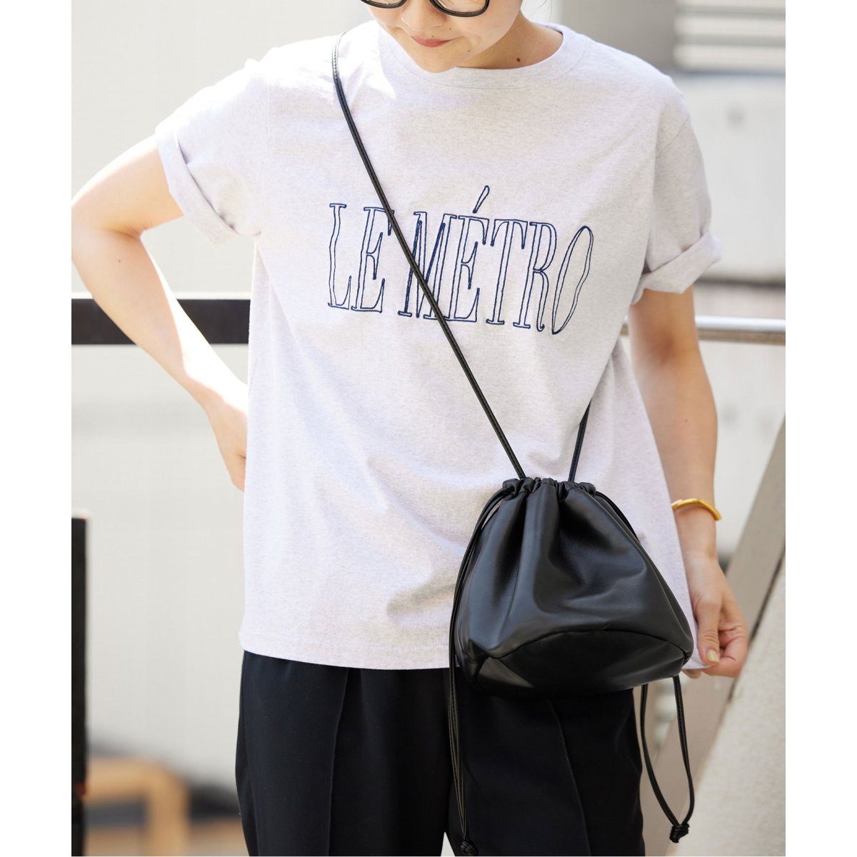 SLOBE IENA 巾着ショルダーバッグ | スローブ イエナ(SLOBE IENA