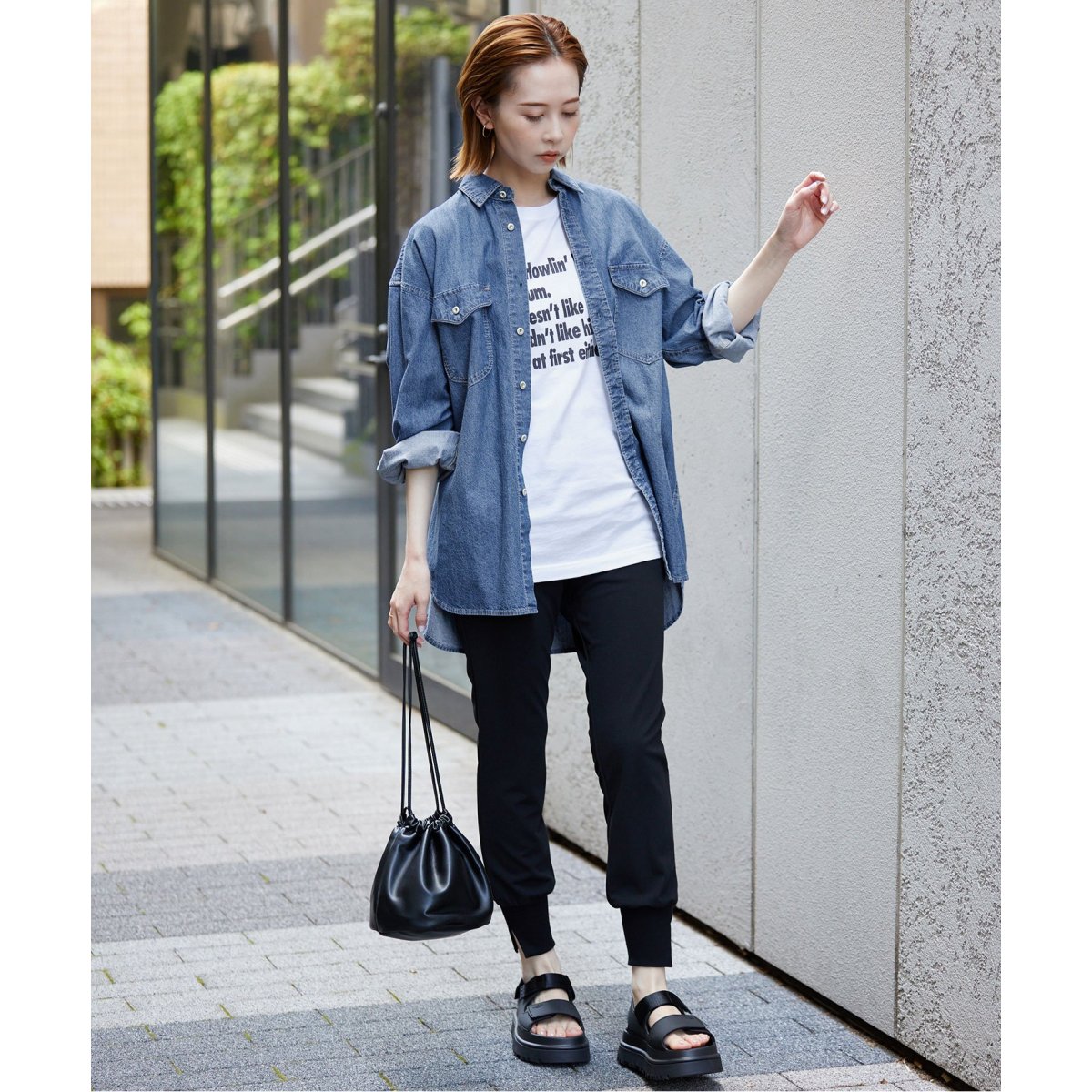 LE DENIMライトオンスBDUシャツ | スローブ イエナ(SLOBE IENA