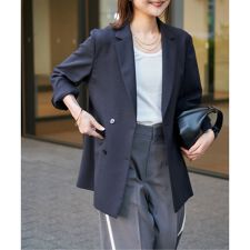 リネンライクツイルダブルブレストジャケット | スローブ イエナ(SLOBE 