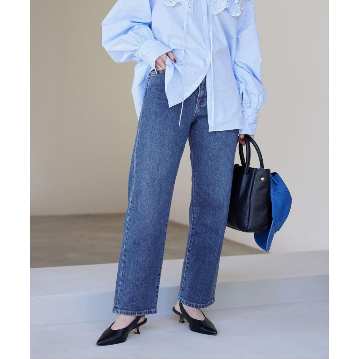 スローブイエナ ストレートデニムパンツ SLOBE IENA（スローブイエナ）の「LE DENIM ストレートデニム