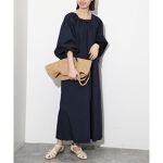 タイプライターギャザーリボンワンピース | スローブ イエナ(SLOBE  