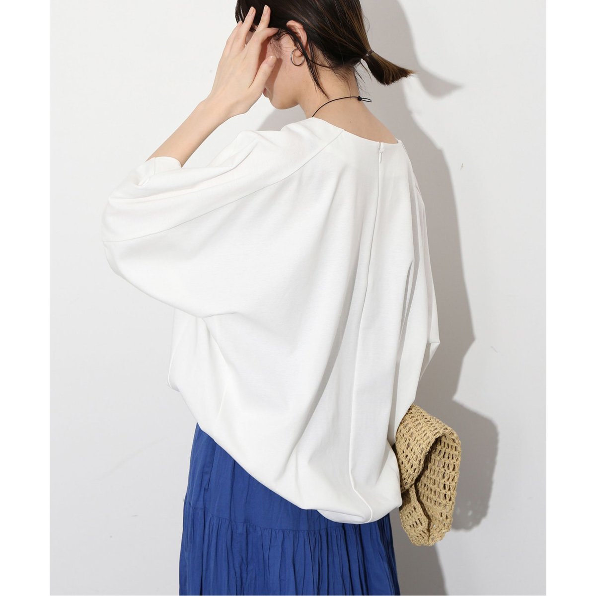 SLOBE IENA EポンチコクーンTEE 新品　ブラウン ROYALEポンチコクーンTEE | スローブ イエナ(SLOBE IENA