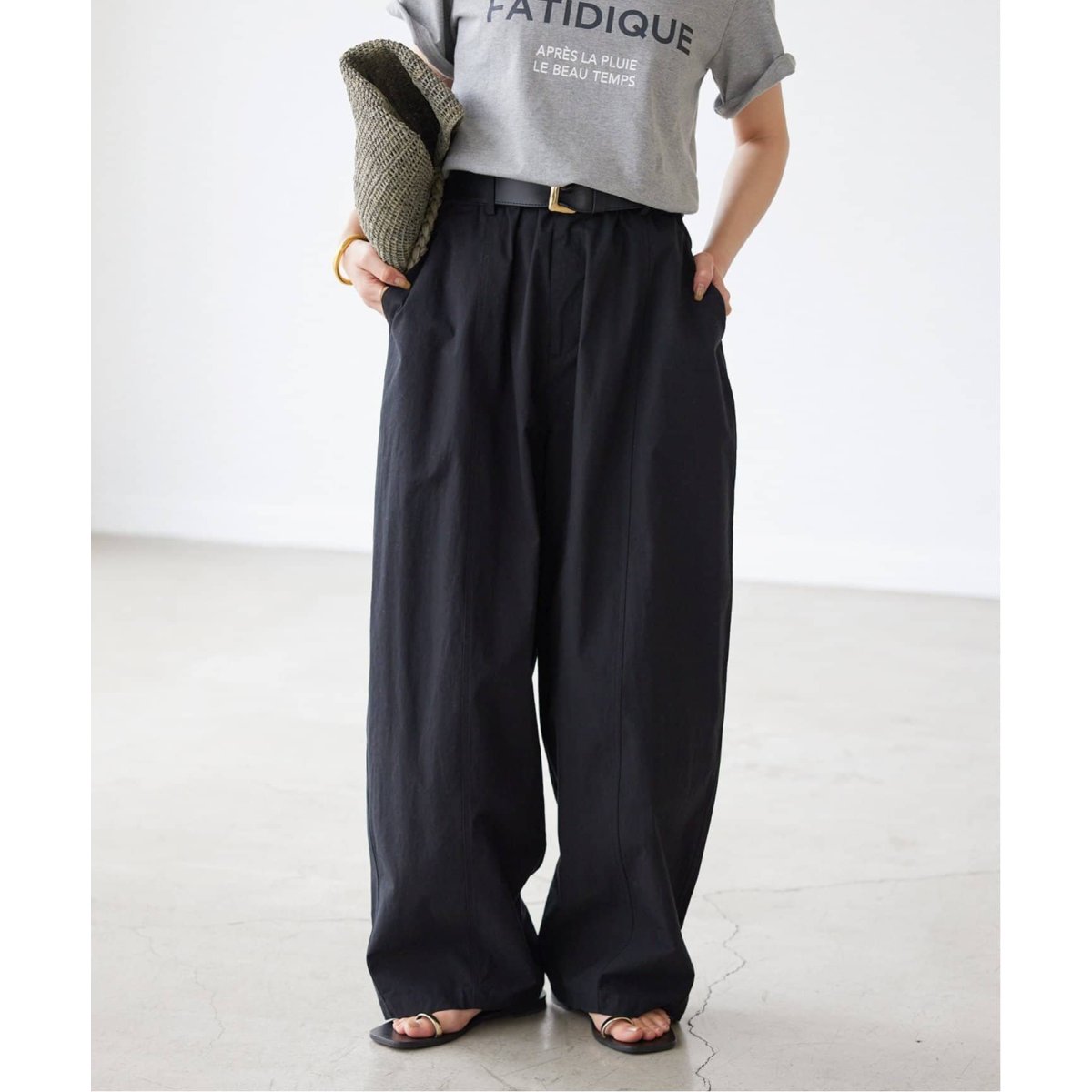 SLOBE IENAスローブイエナ ボリュームギャザーイージーパンツ 追加》ボリュームギャザーイージーパンツ | スローブ イエナ(SLOBE