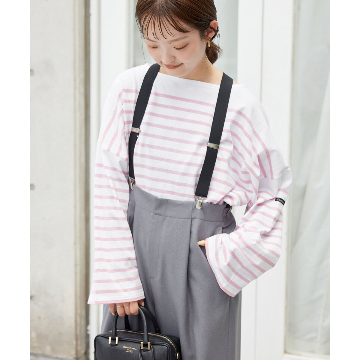 LE MINOR/ルミノア SLOBE別注 バンパクボーダー（Tシャツ