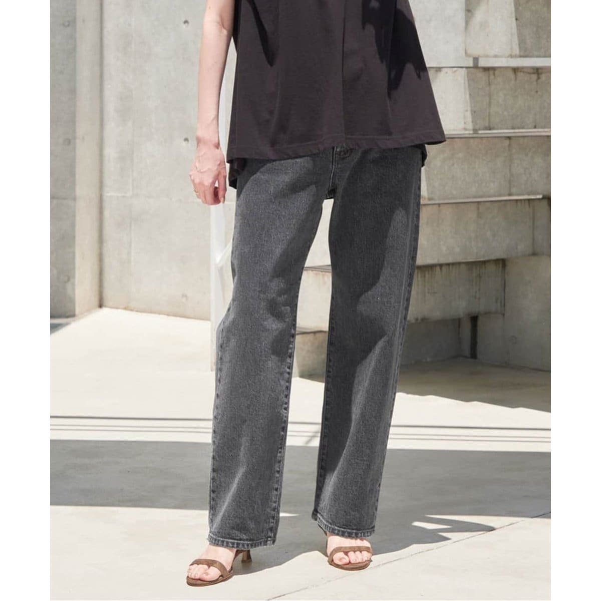 スローブ イエナ LE DENIM サイドラインストレート　SLOBE IENA スローブ イエナ LE DENIM サイドラインストレート SLOBE IENA