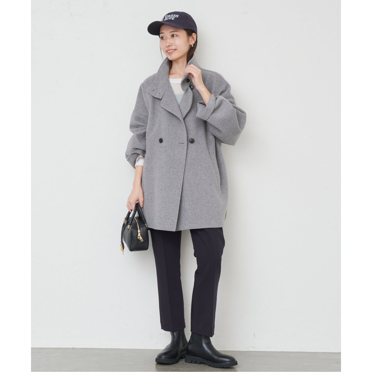 【美品】スローブイエナ　HAMILTONスタンドコート SLOBE IENA（スローブイエナ）の「HAMILTONスタンドコート
