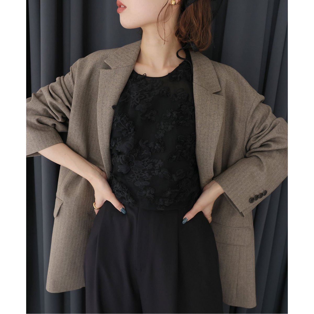 PE SHARK ビッグジャケット | スローブ イエナ(SLOBE IENA