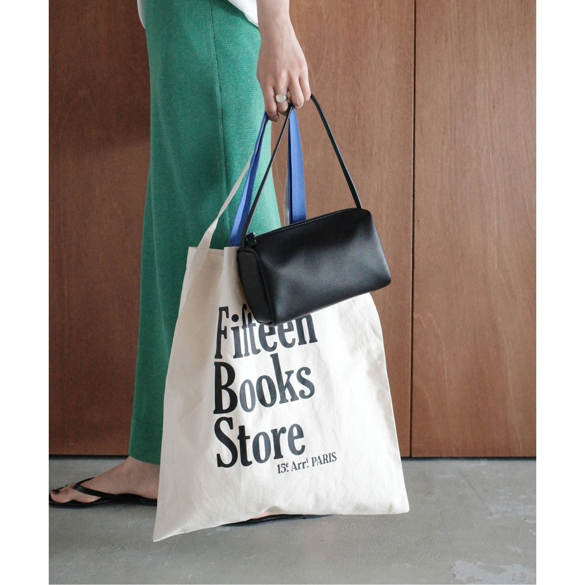 【SLOBE IENA】ビジネスバッグ トートバッグ　黒 SLOBE IENA トートバッグ ANTONELLO MASI/アントネッロマージ