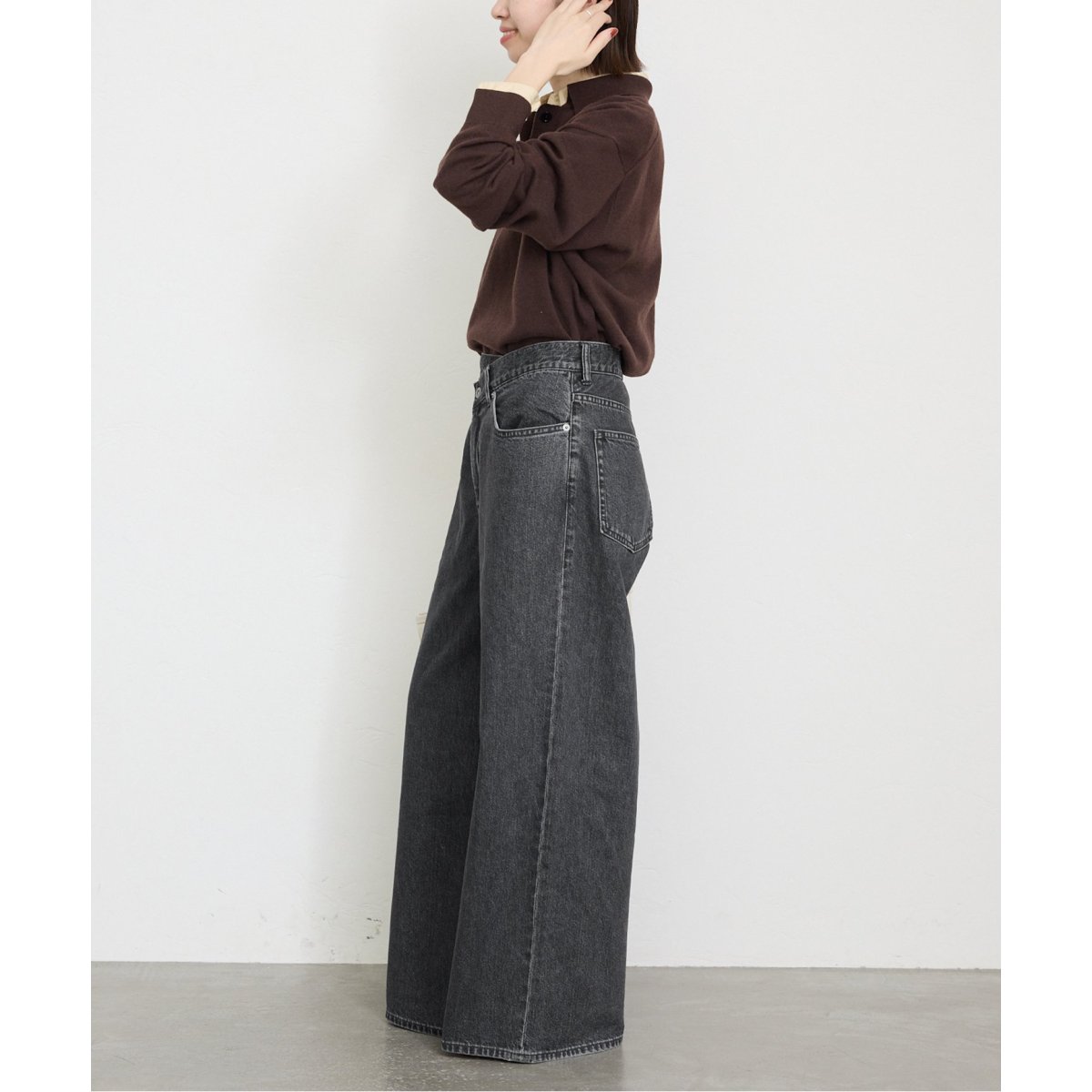 追加》LE DENIMチルトワイドストレートデニム | スローブ イエナ