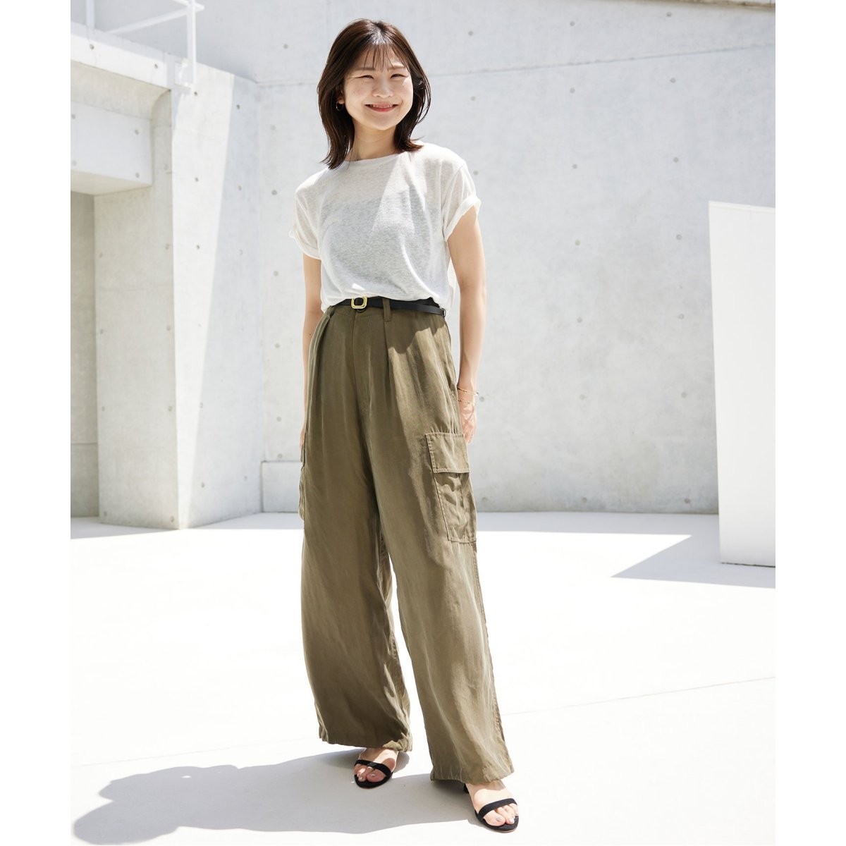 追加》キュプラ カーゴパンツ | スローブ イエナ(SLOBE IENA) | マルイ