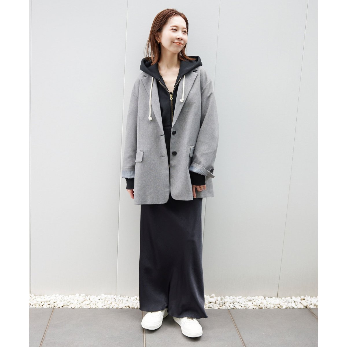 【美品】SLOBE IENA チャンピオンSLOBE別注 ダブルジップ パーカー Champion/チャンピオン SLOBE別注 ダブルジップパーカー