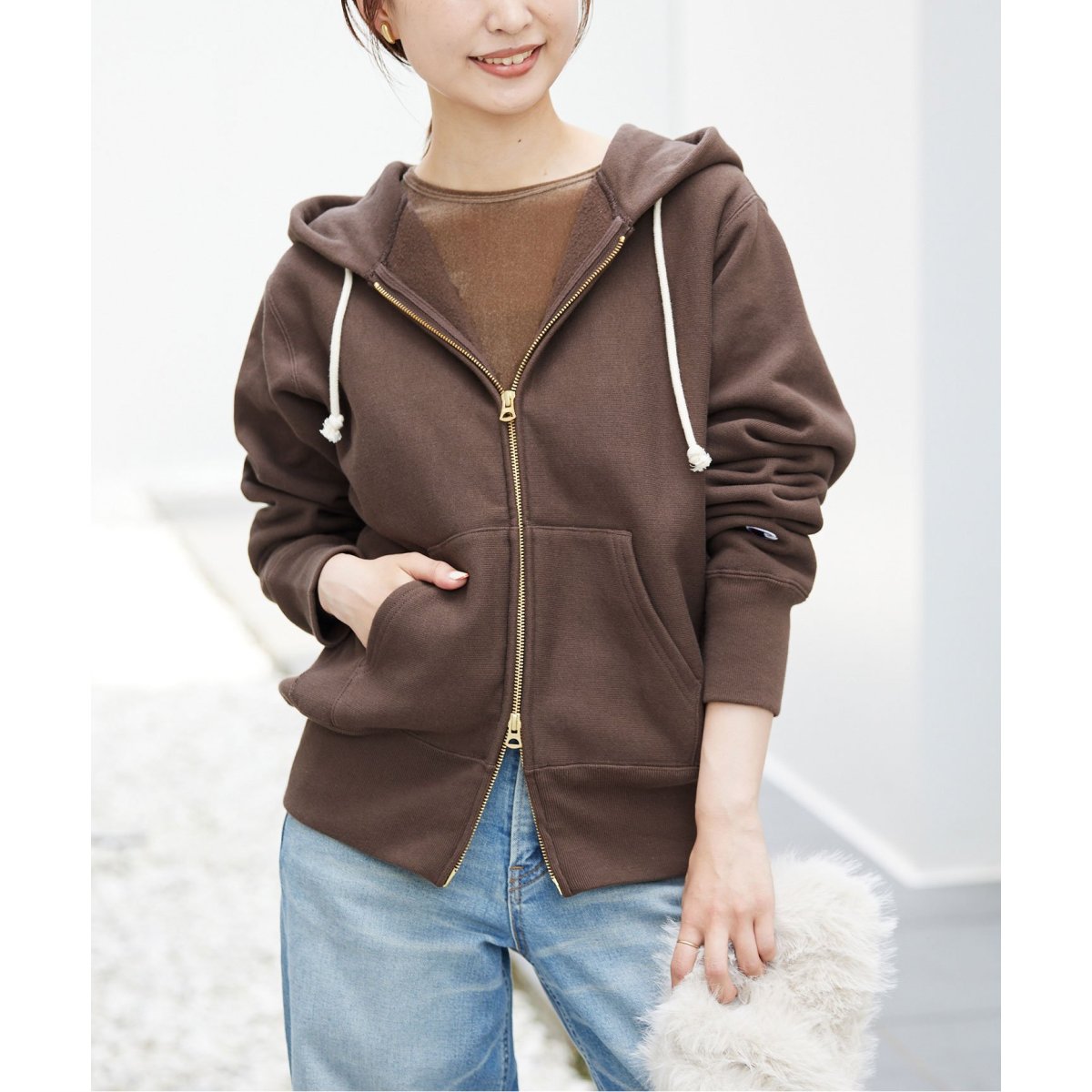 Champion/チャンピオン SLOBE別注 ダブルジップパーカー | スローブ 
