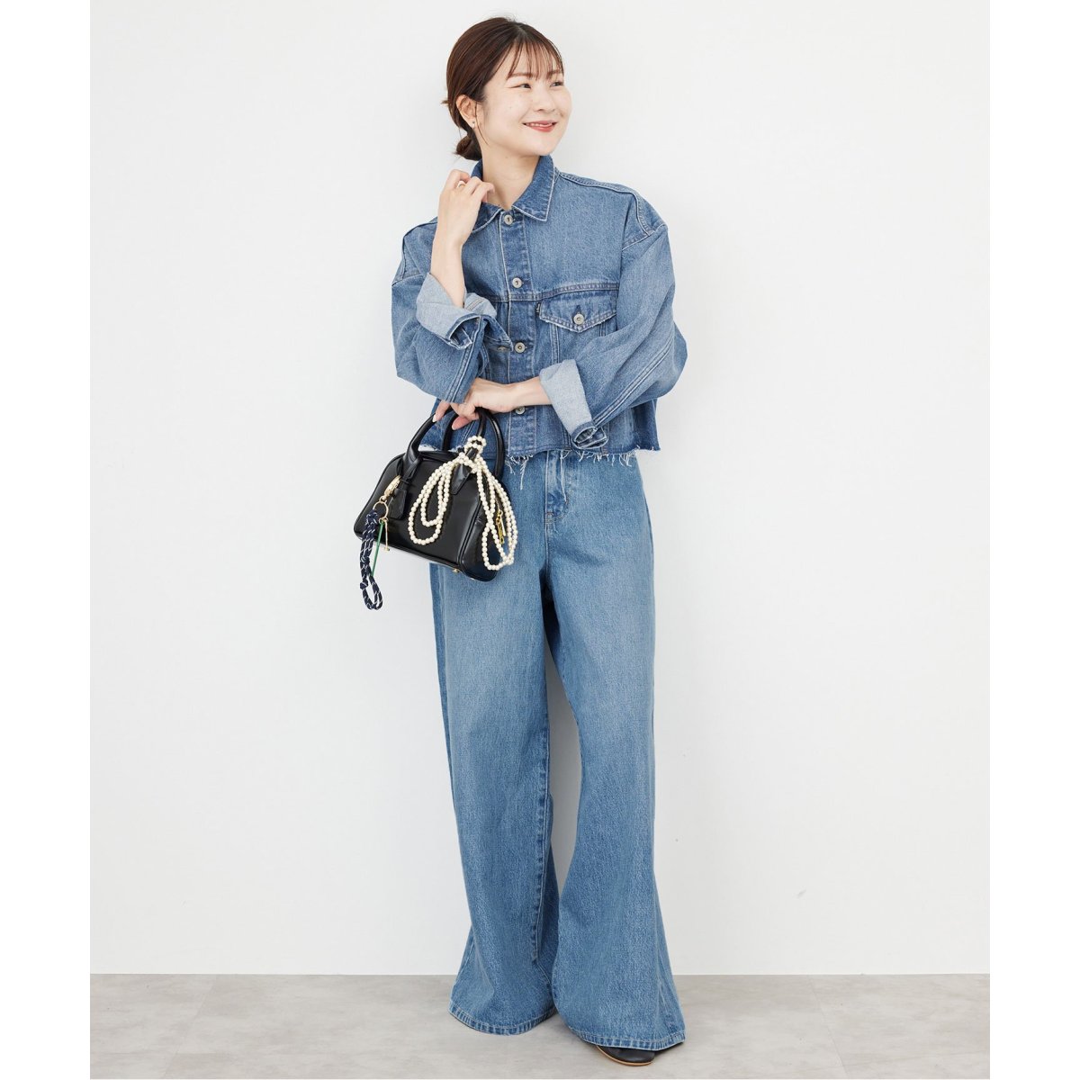 LE DENIM クロップドトラッカージャケット | スローブ イエナ