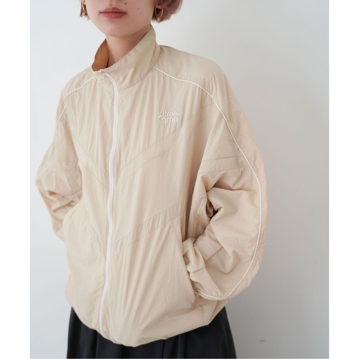 WEB限定》SLOBE citron. ナイロンパーカ