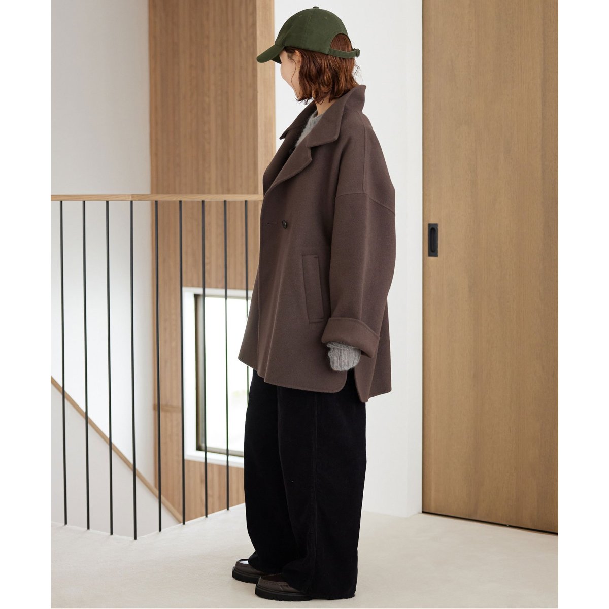 souple woolダブルフェイススタンド WEB限定/追加予約》souple woolダブルフェイススタンドコート（その他