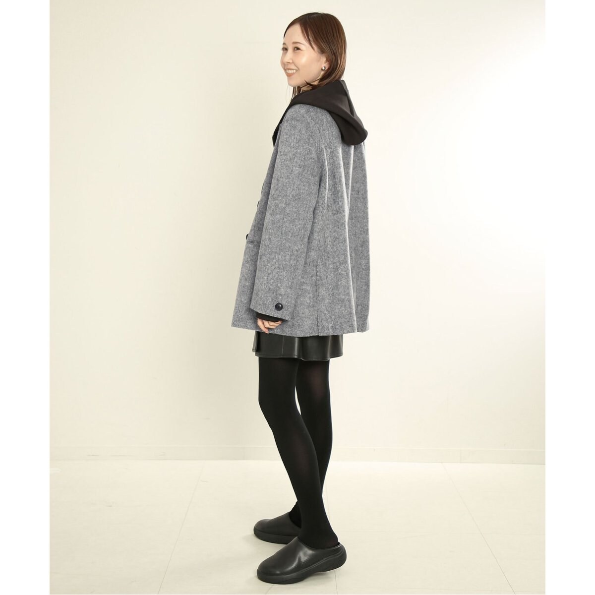 ライトシャギーヘリンボーンジャケット | スローブ イエナ(SLOBE