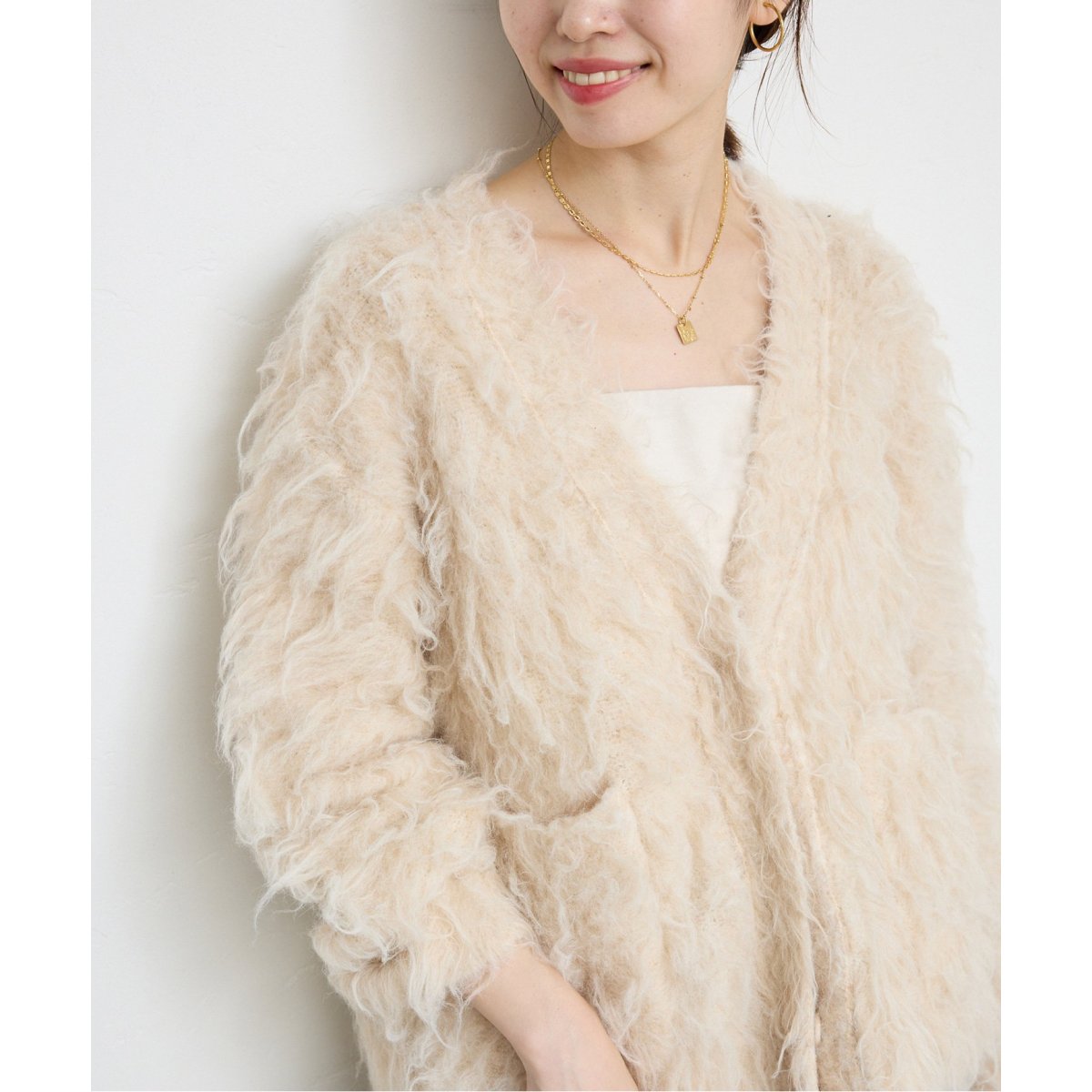 シャギーニットカーディガン | スローブ イエナ(SLOBE IENA) | マルイ