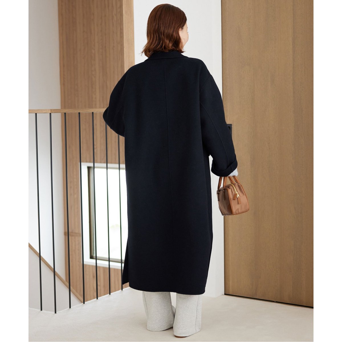 破格！スローブイエナ　souple woolダブルフェイスチェスターコート SLOBE IENA｜souple woolダブルフェイスチェスターコート