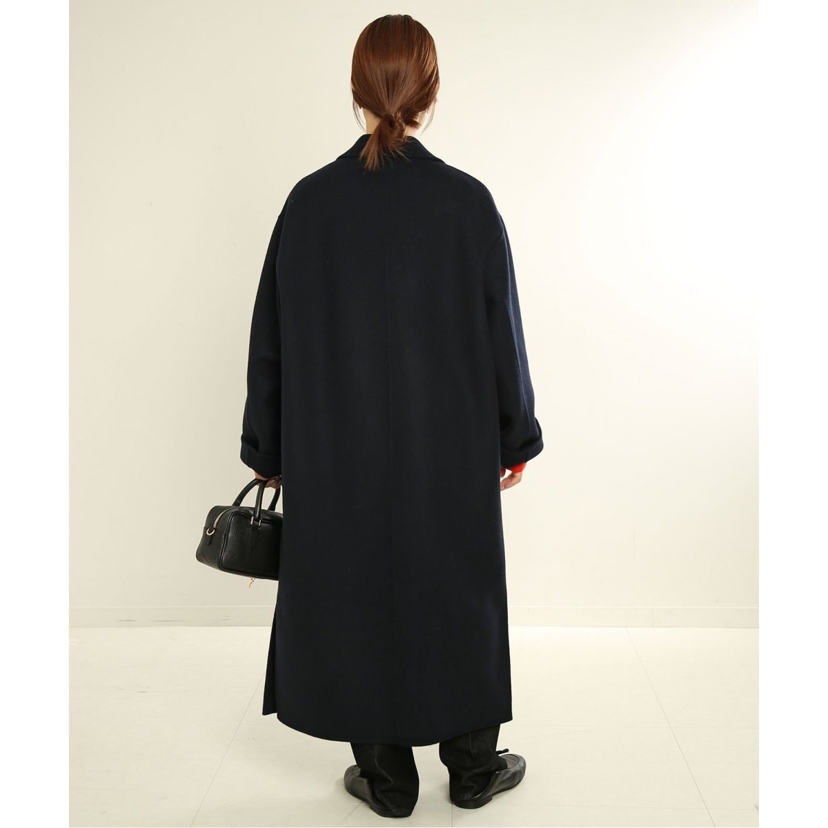 SLOBE IENA ECO WOOL チェスターコート　ブラック ECO WOOL チェスターコート（チェスターコート）｜SLOBE IENA