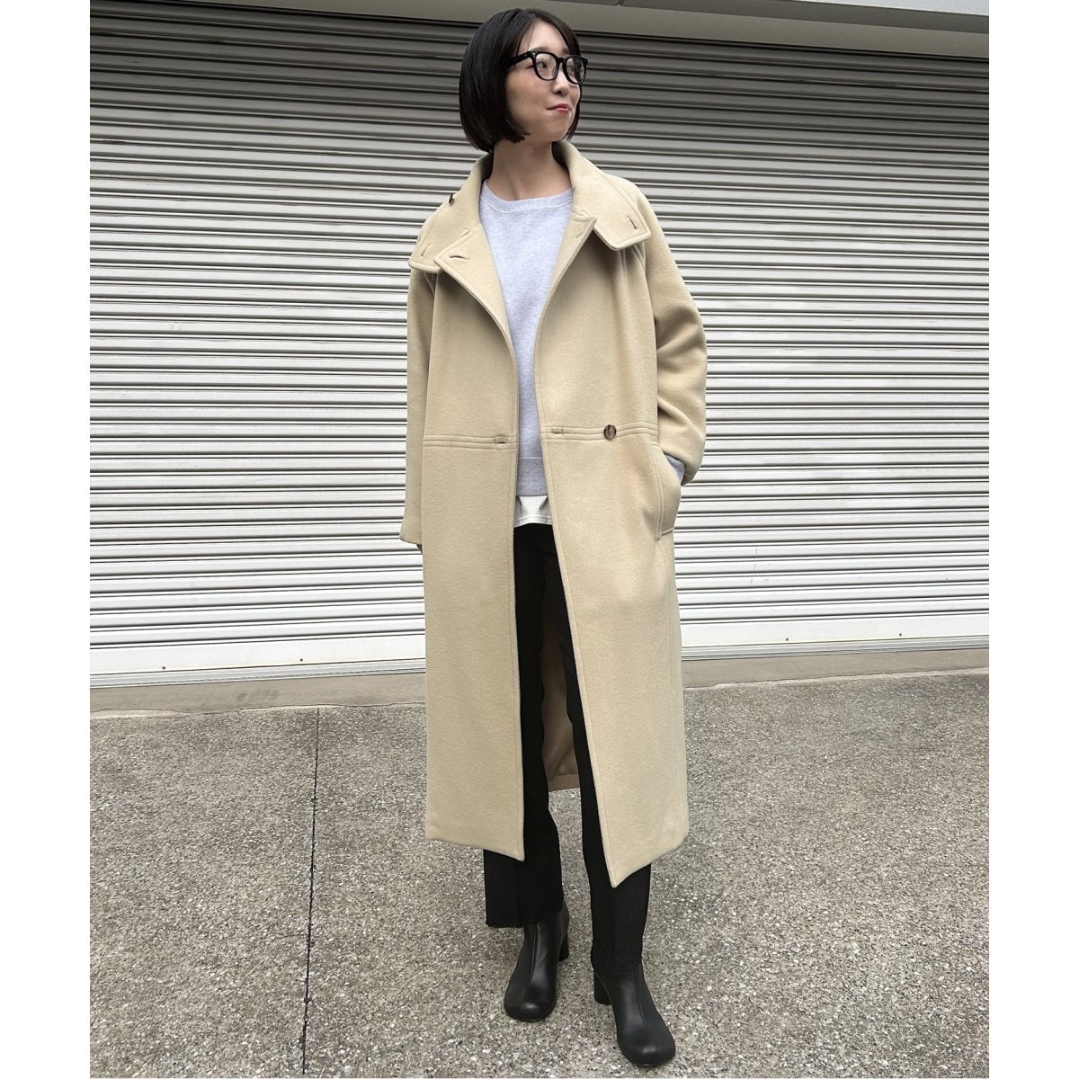 パイルメルトンスタンドコクーンコート | スローブ イエナ(SLOBE