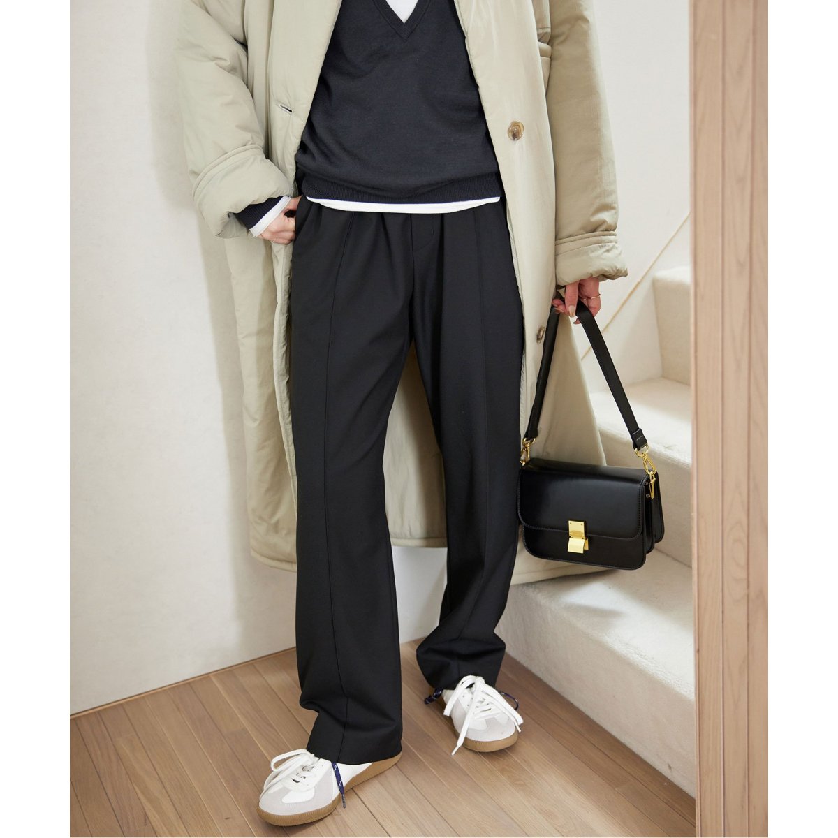 SLOBE IENA CIRCULATE WARM pants グレーA 38 SLOBE IENA CIRCULATE WARM pants グレーA 38