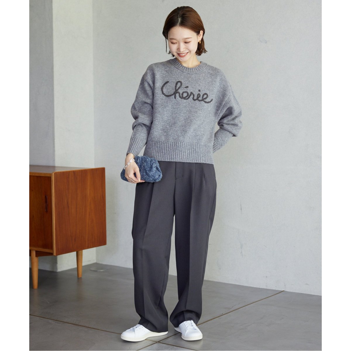 WEB限定/追加》cherie刺繍ニット | スローブ イエナ(SLOBE IENA