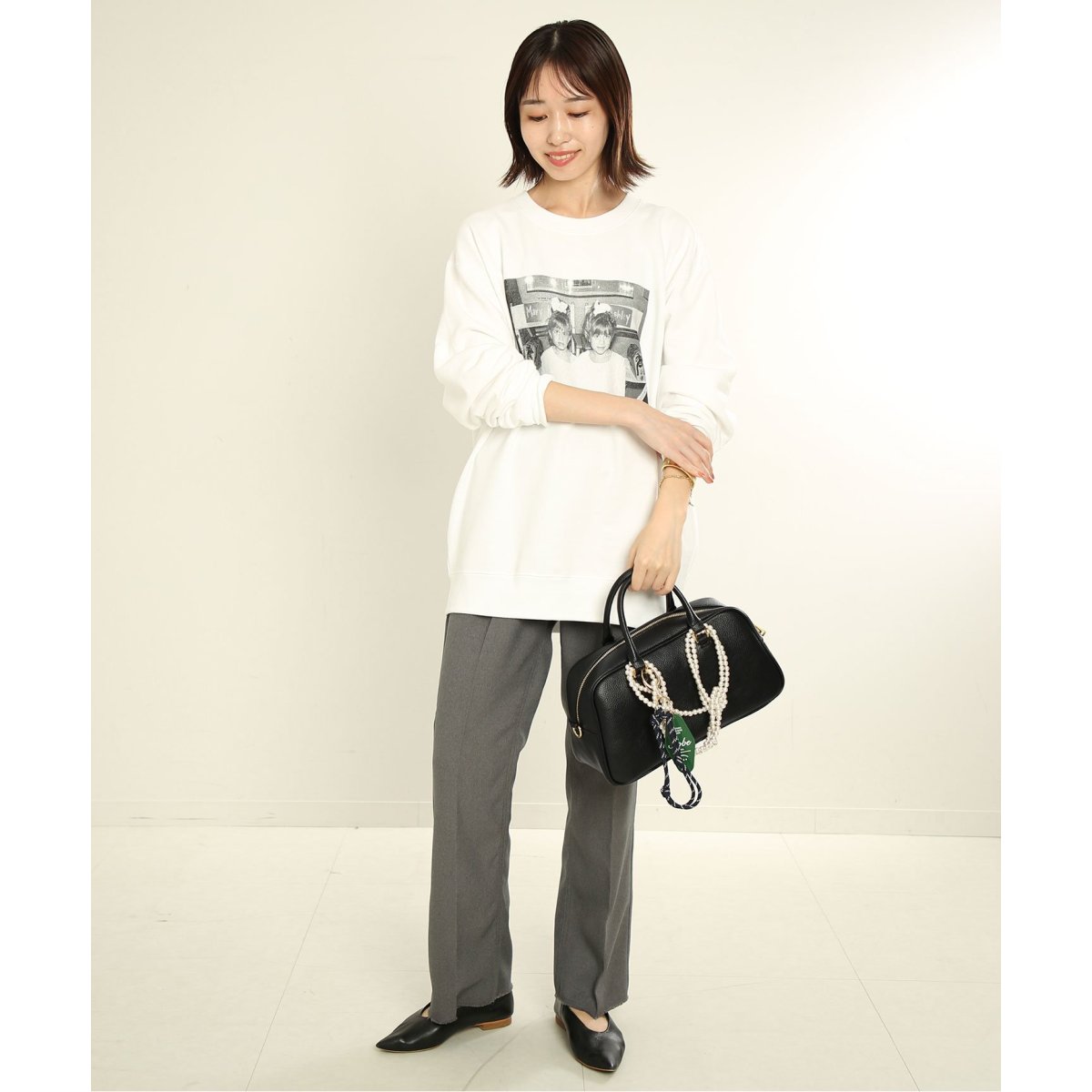 SLOBE IENA★スクエアボストンバッグ SLOBE スクエアボストンバッグ | スローブ イエナ(SLOBE IENA