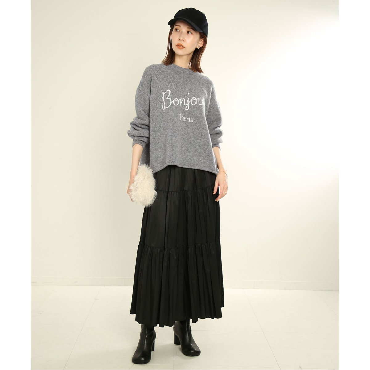 Bonjour paris ロゴニット | スローブ イエナ(SLOBE IENA) | マルイ