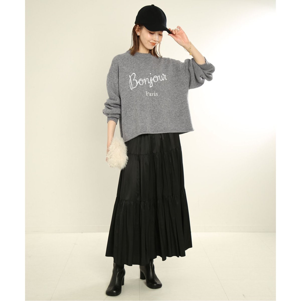 Bonjour paris ロゴニット | スローブ イエナ(SLOBE IENA) | マルイ