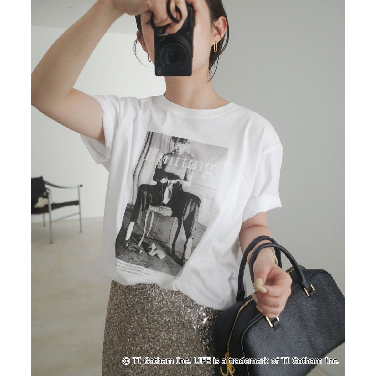 追加》GOOD ROCK SPEED SLOBE別注 LIFE PC PHOTO TEE1 C58