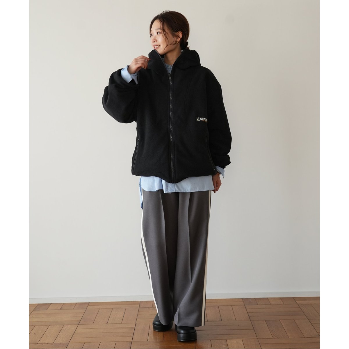 SLOBE IENA ALTUS/アルタス 別注 リバーシブルブルゾン ALTUS/アルタス SLOBE別注 リバーシブルブルゾン | スローブ