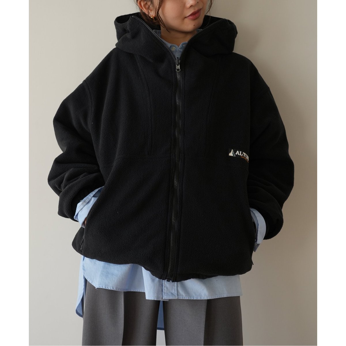 SLOBE IENA ALTUS/アルタス 別注 リバーシブルブルゾン ALTUS/アルタス SLOBE別注 リバーシブルブルゾン | スローブ
