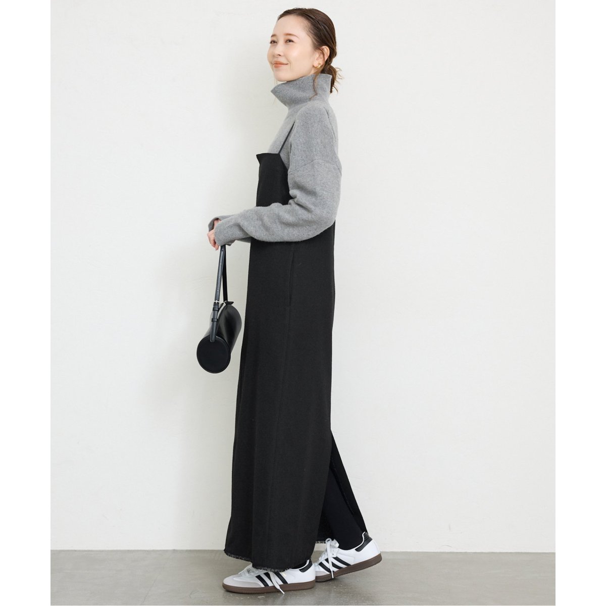 ヘリンボーンキャミワンピース【2024AW】 SLOBE IENA ヘリンボーンキャミワンピース | スローブ イエナ(SLOBE IENA