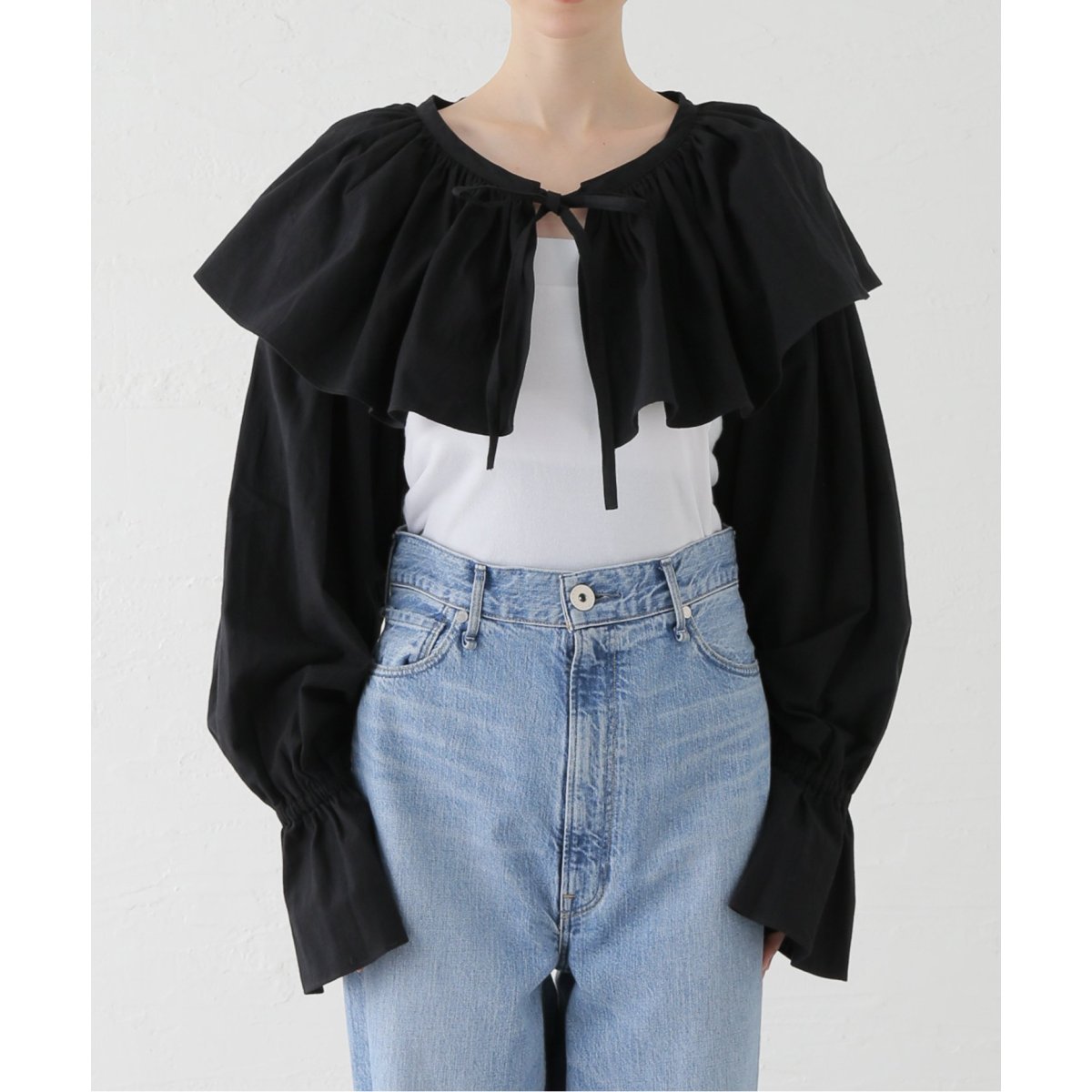 papier/パピエ SLOBE別注 Holder blouse | スローブ イエナ