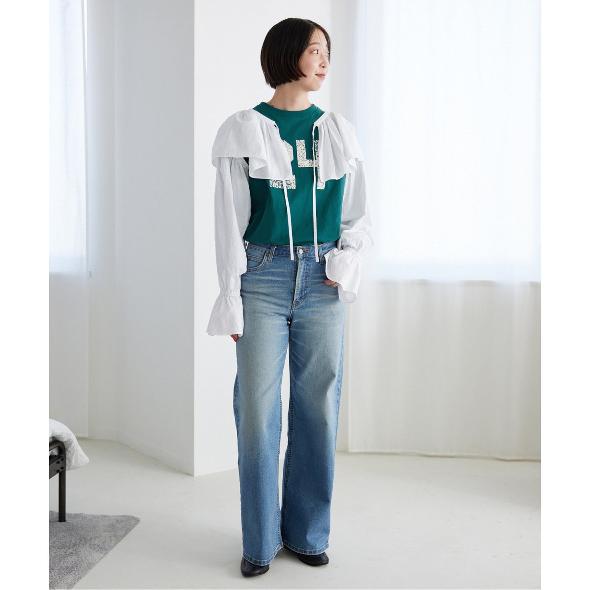 papier/パピエ SLOBE別注 Holder blouse | スローブ イエナ