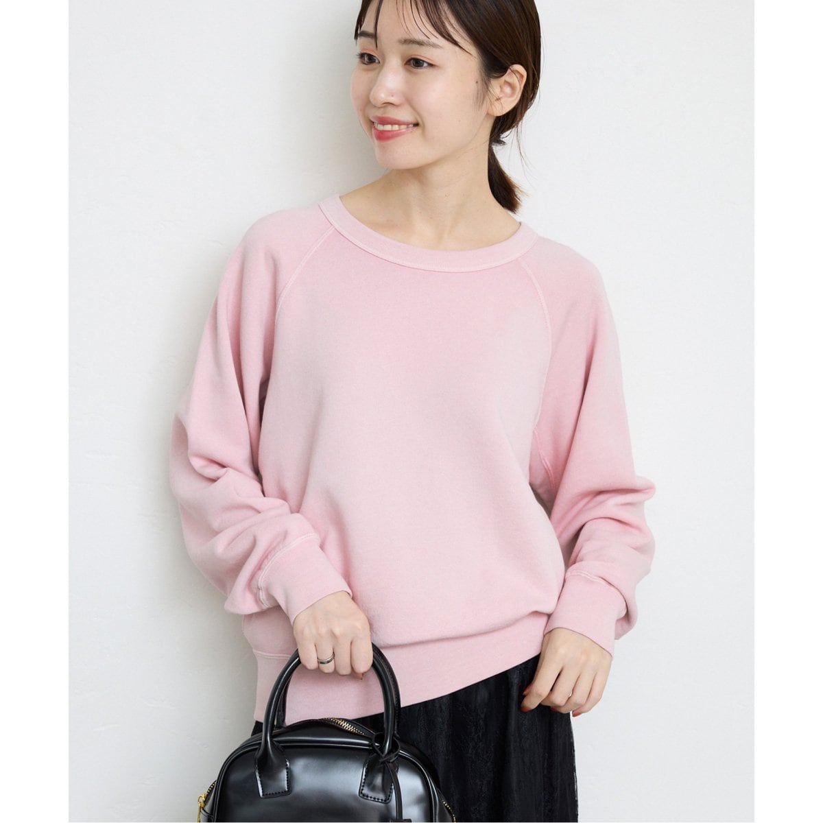 Champion SLOBE IENA 裏起毛スウェットラグラントレーナー