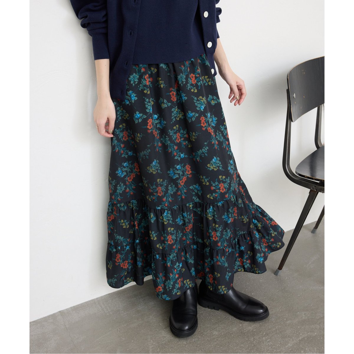 SLOBE IENA インドモチーフプリントスカート インドモチーフプリントスカート | スローブ イエナ(SLOBE IENA