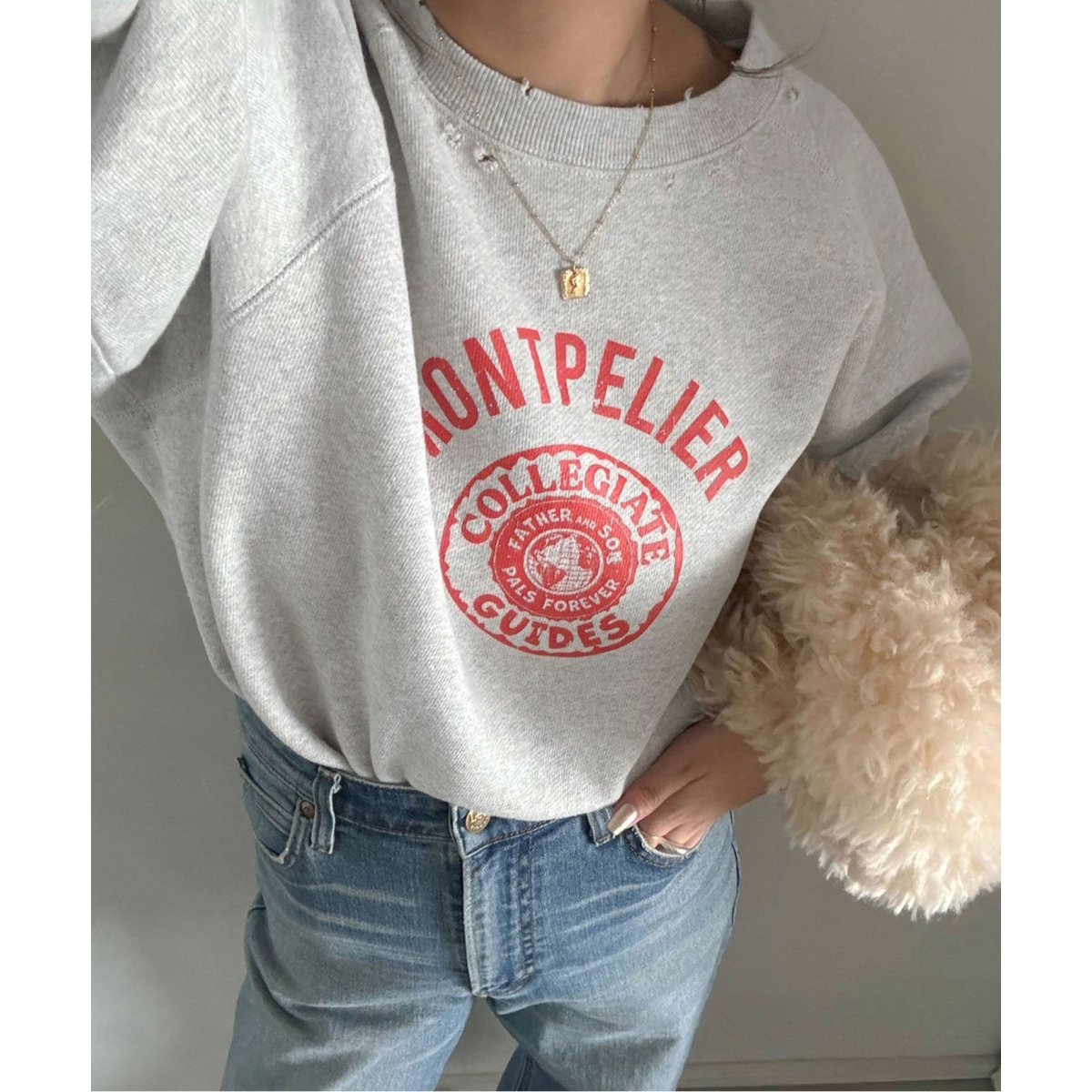 Collegiate Pacific SLOBE別注 ダメージスウェット | スローブ イエナ