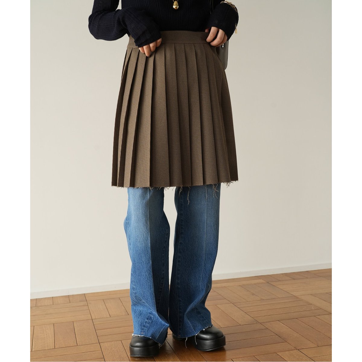 SLOBE IENA（スローブイエナ） スカート 「WEB限定/追加」MAJOLICA